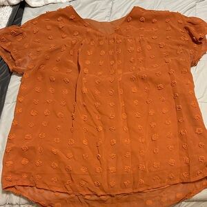 Orange Women's Top